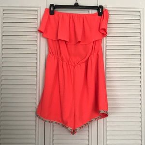 Neon Pink Romper